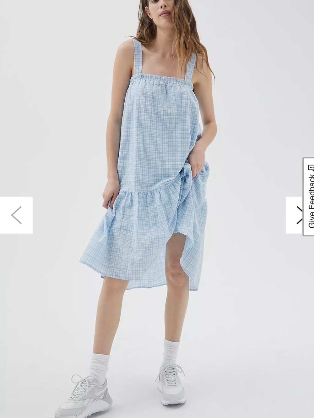 Moon River Checkered Midi Dress Size S